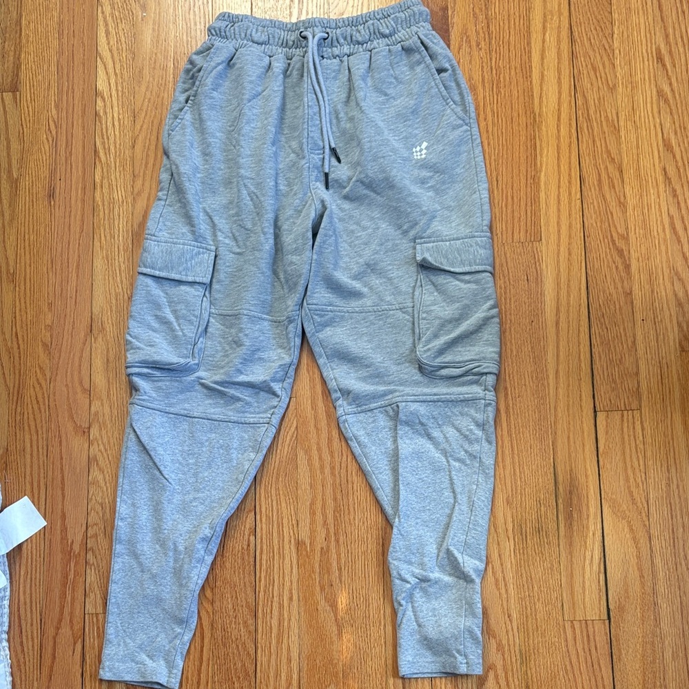 Jed North Light Gray Cargo Joggers
